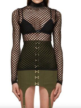 DionLee - Mesh Turtleneck